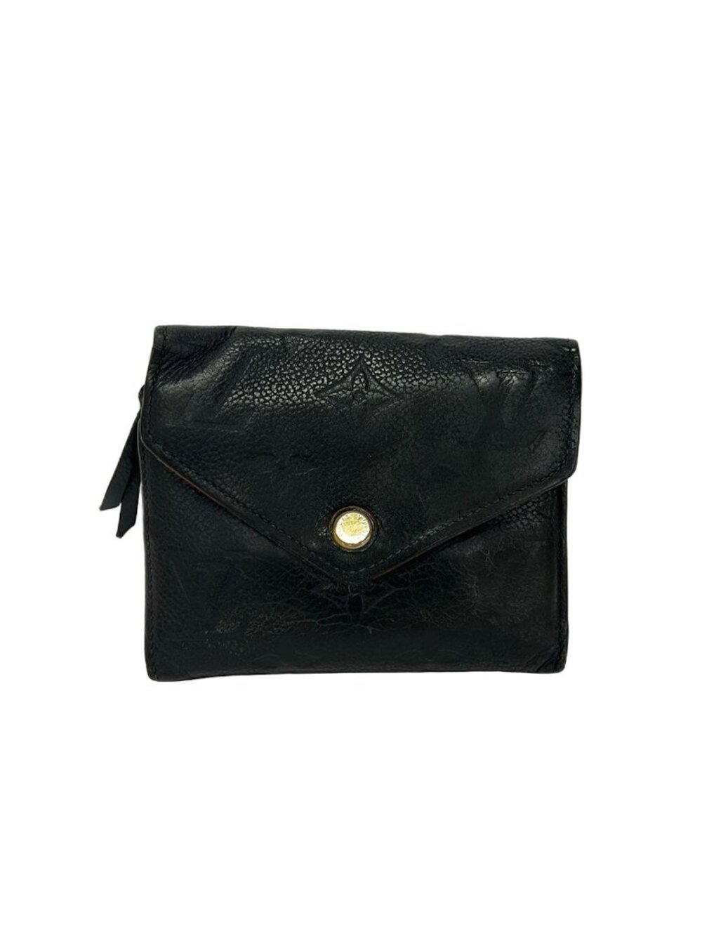 Louis Vuitton Trifold Wallet Monogram Empreinte Portefeuille Victorine Marine